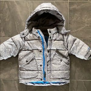 Baby boys gray gap primaloft down winter coat